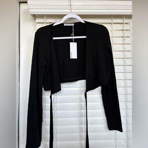 🆕Reformation wrap crop top